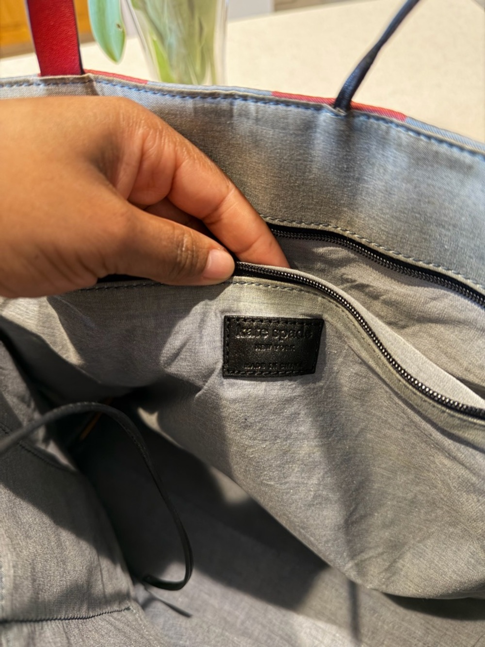 Kate spade striped everyday tote - Picture 4 of 8